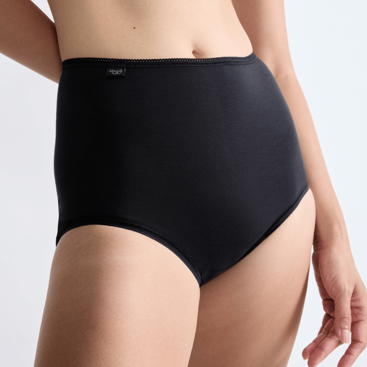 Sloggi 24/7 3-pak maxi trusse, sort - 10167216 - 0004 - Black