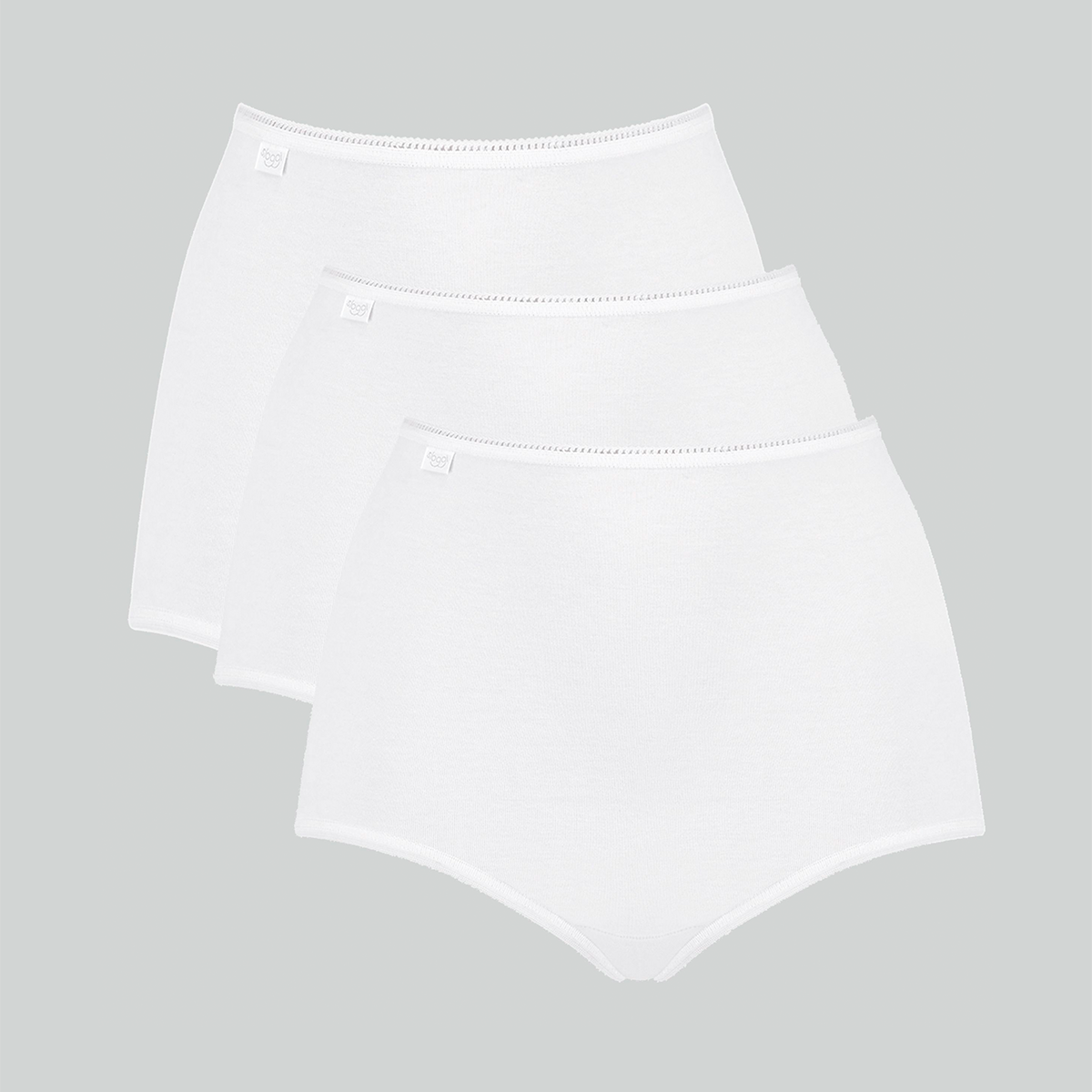 Sloggi 24/7 Cotton H 3-Pack maxi trusse, hvid - 10167220 - 0003 - White