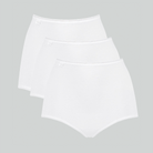 Sloggi 24/7 Cotton H 3-Pack maxi trusse, hvid - 10167220 - 0003 - White