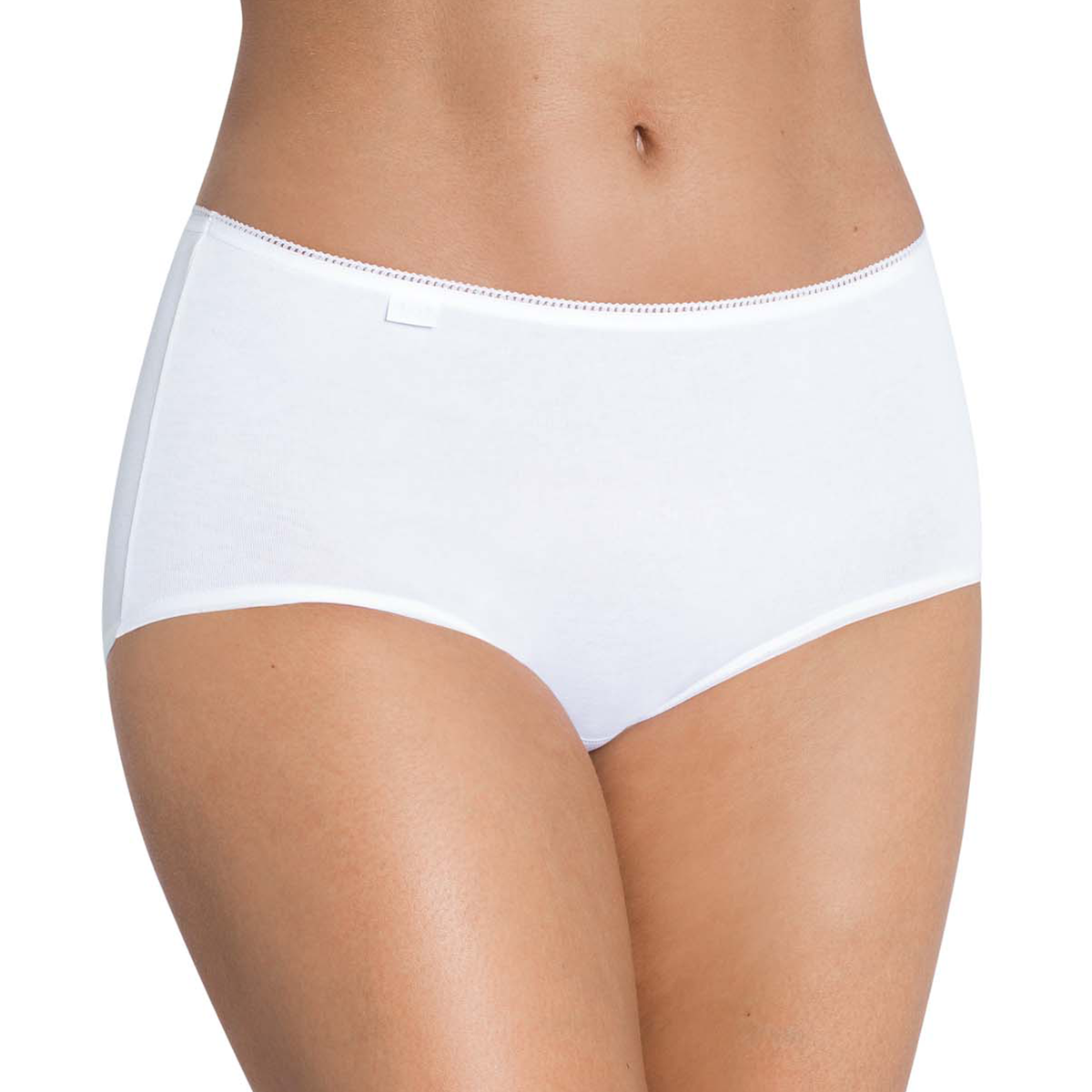 Sloggi 24/7 Cotton H 3-Pack midi trusse, hvid - 10167221 - 0003 - White