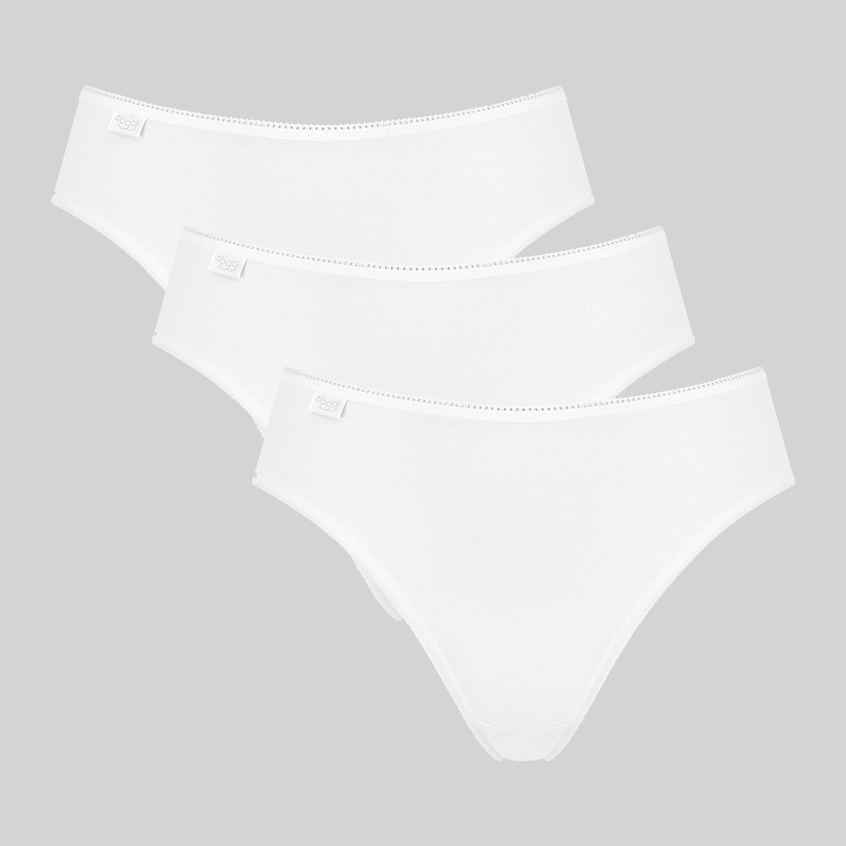 Sloggi 24/7 Cotton H 3-Pack tai trusse, hvid - 10167222 - 0003 - White