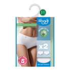 Sloggi 24/7 Cotton 2-Pack midi trusse, hvid - 10168155 - 0003 - White