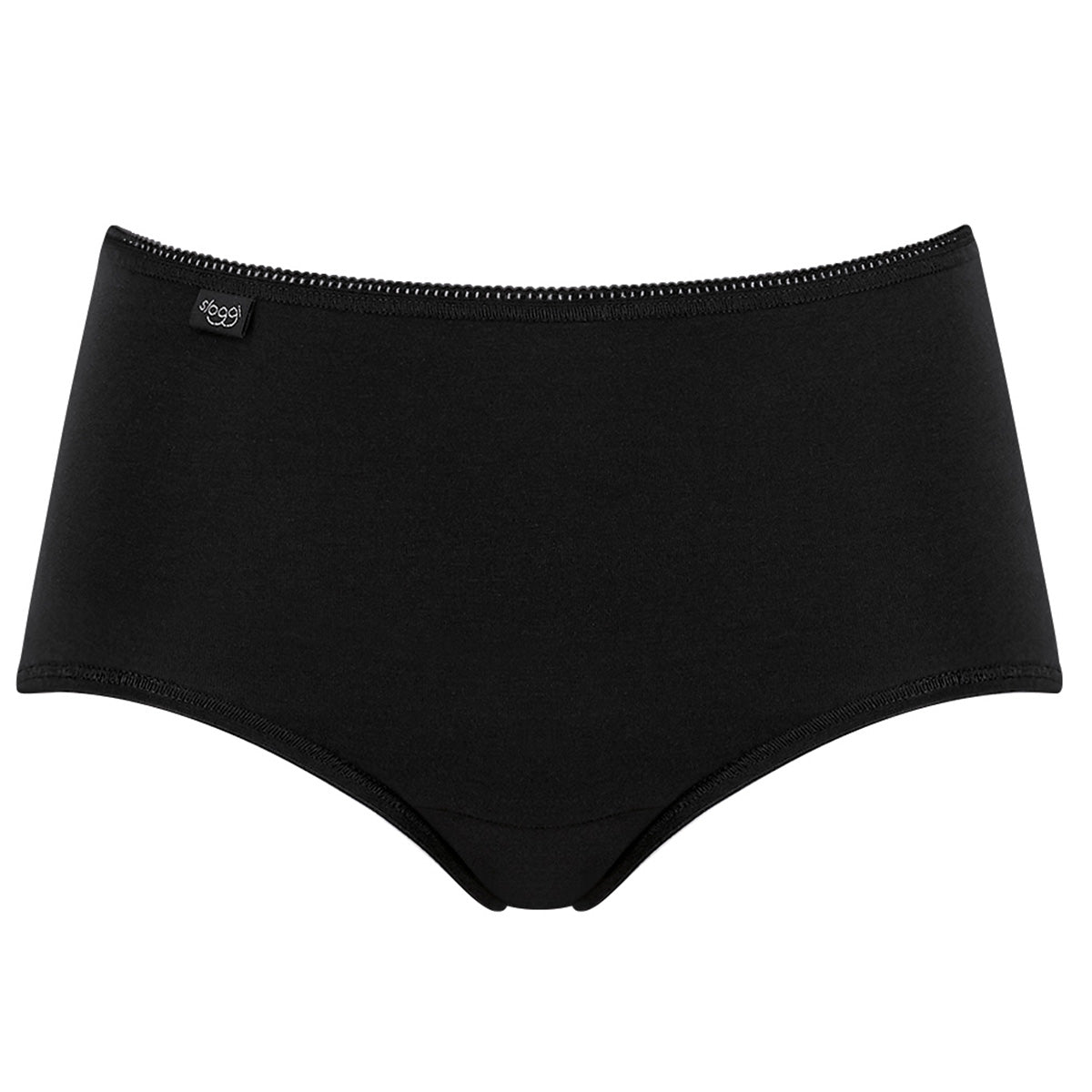Sloggi 24/7 Cotton 2-Pack midi trusse, sort - 10168155 - 0004 - Black