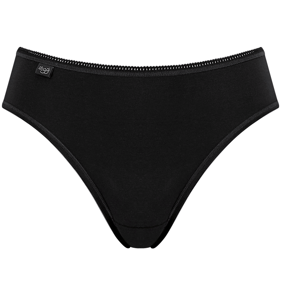 Sloggi 24/7 Cotton 2-Pack tai trusse, sort - 10168156 - 0004 - Black