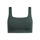 Girlfriend Collective Tommy Square Neck sports BH, grøn - 1016 - MOSS - Moss
