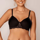 Royal Lounge Lacy BH uden bøjle, sort - 1017-910 - 999 - Black