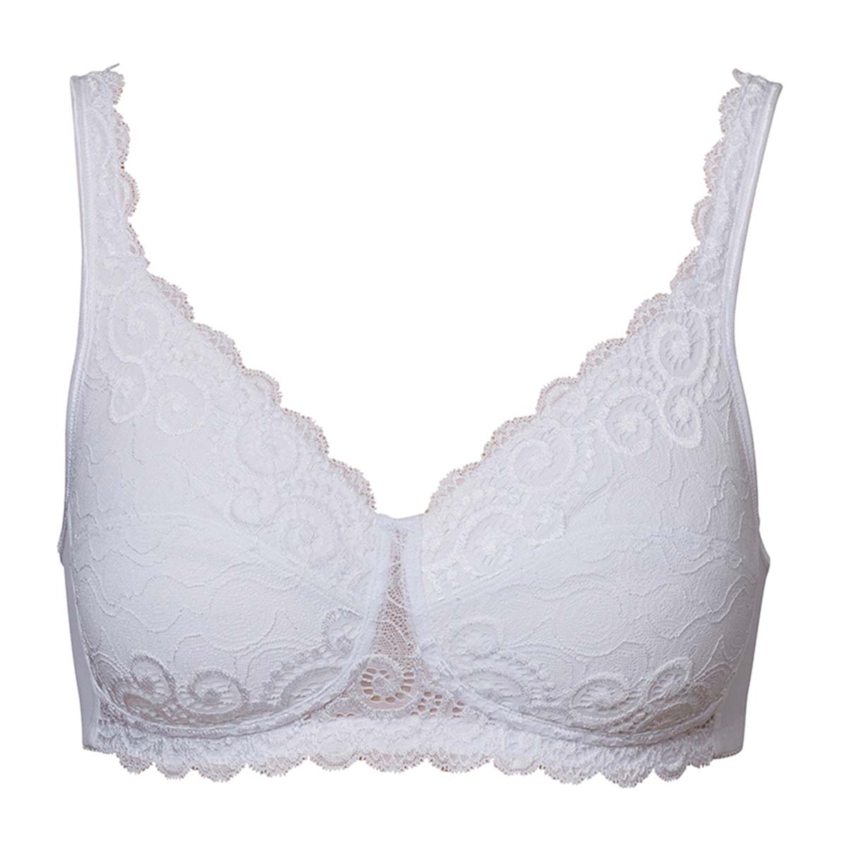 Trofé Livia BH uden bøjle, hvid - 10186 - 1000 - White