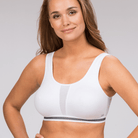 Trofé Carolina sports BH, hvid - 10195 - 1000 - White
