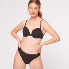 Sloggi 100 3-pak tai trusse, sort - 10198131 - 0004 - Black