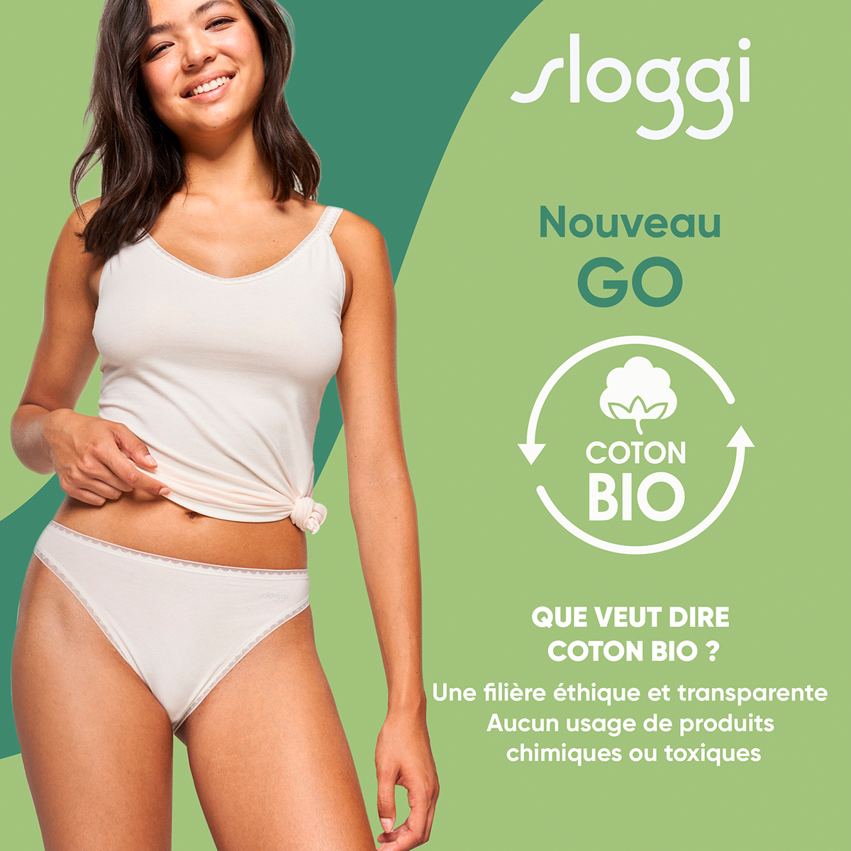 Sloggi GO brazilian trusse, nude - 10207355 - 0CS - Brown