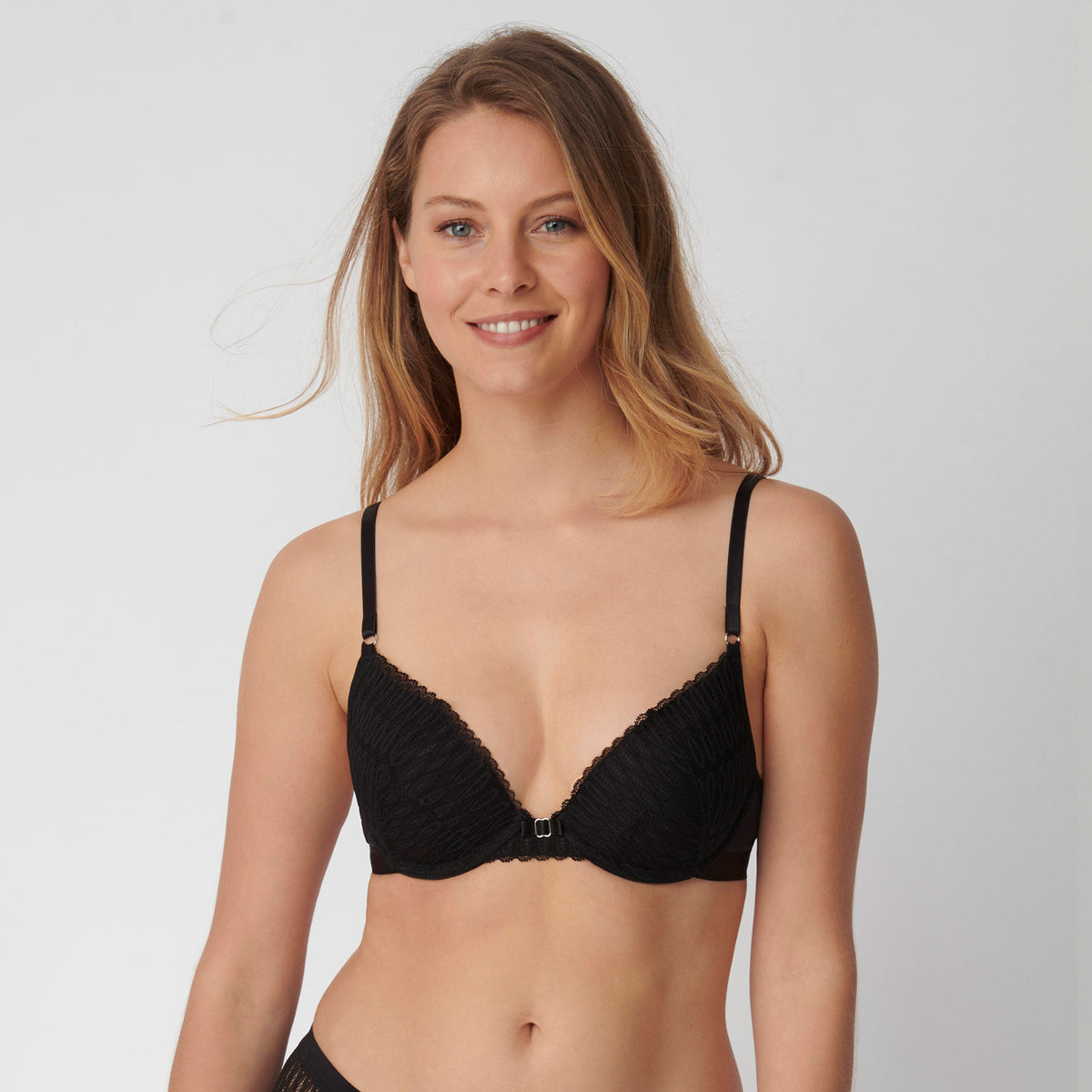 Triumph Aura Spotlight WHU push-up BH, sort - 10207982 - 0004 - Black