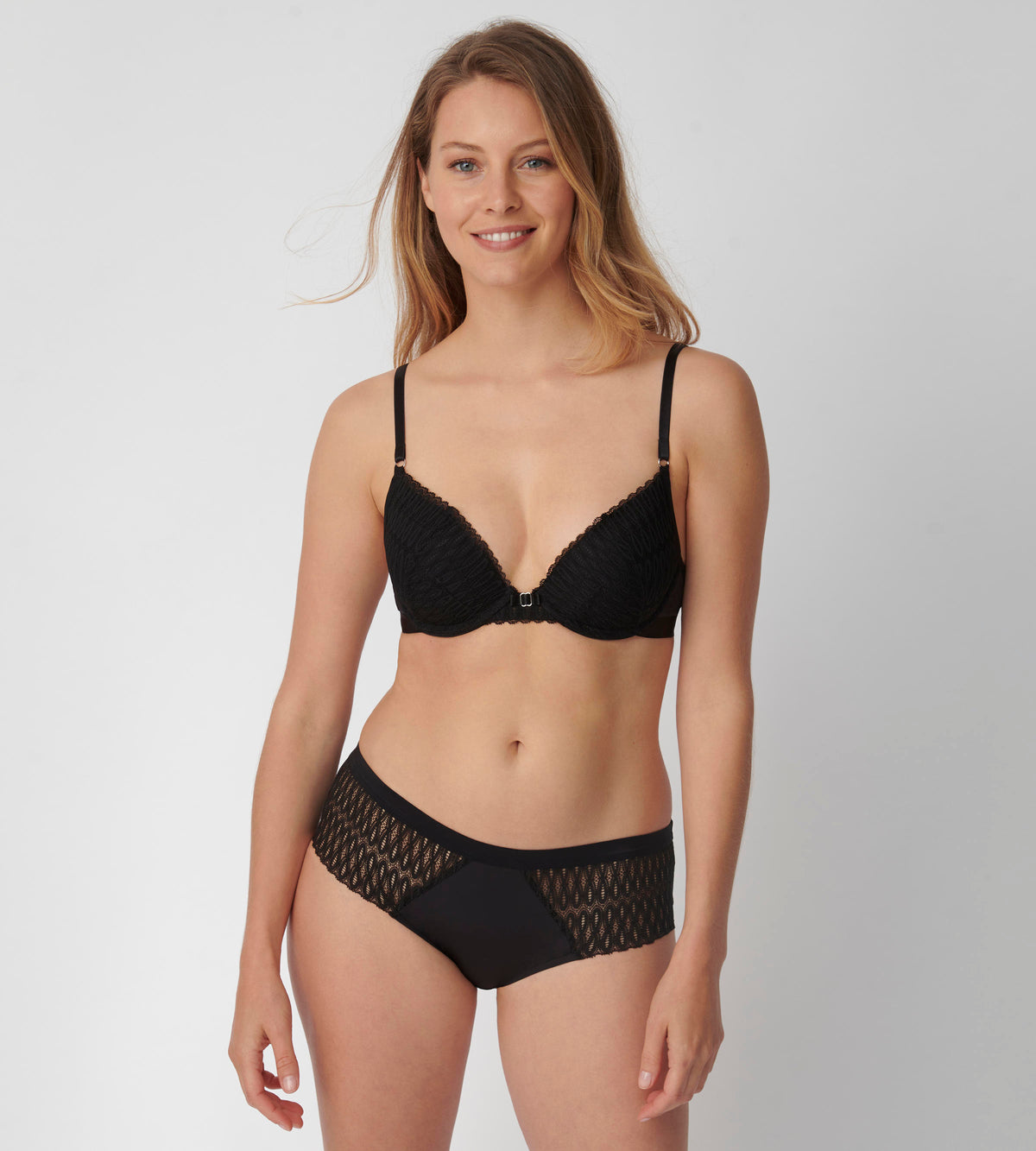 Triumph Aura Spotlight WHU push-up BH, sort - 10207982 - 0004 - Black