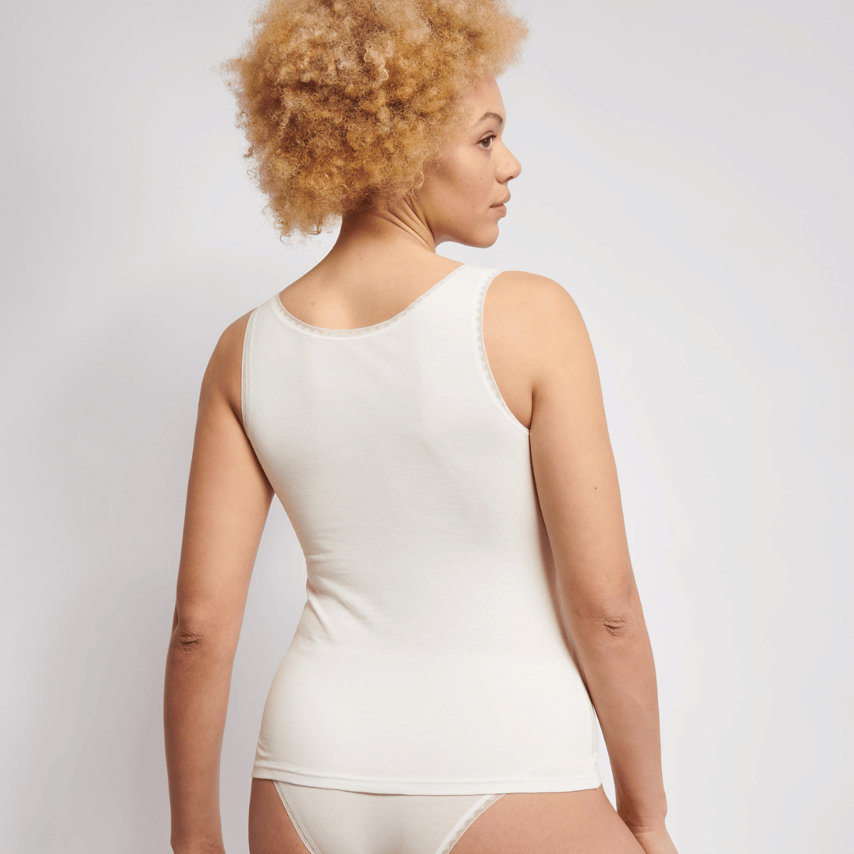 Sloggi Go 2-pak top, hvid - 10209426 - 00GZ - Silk White
