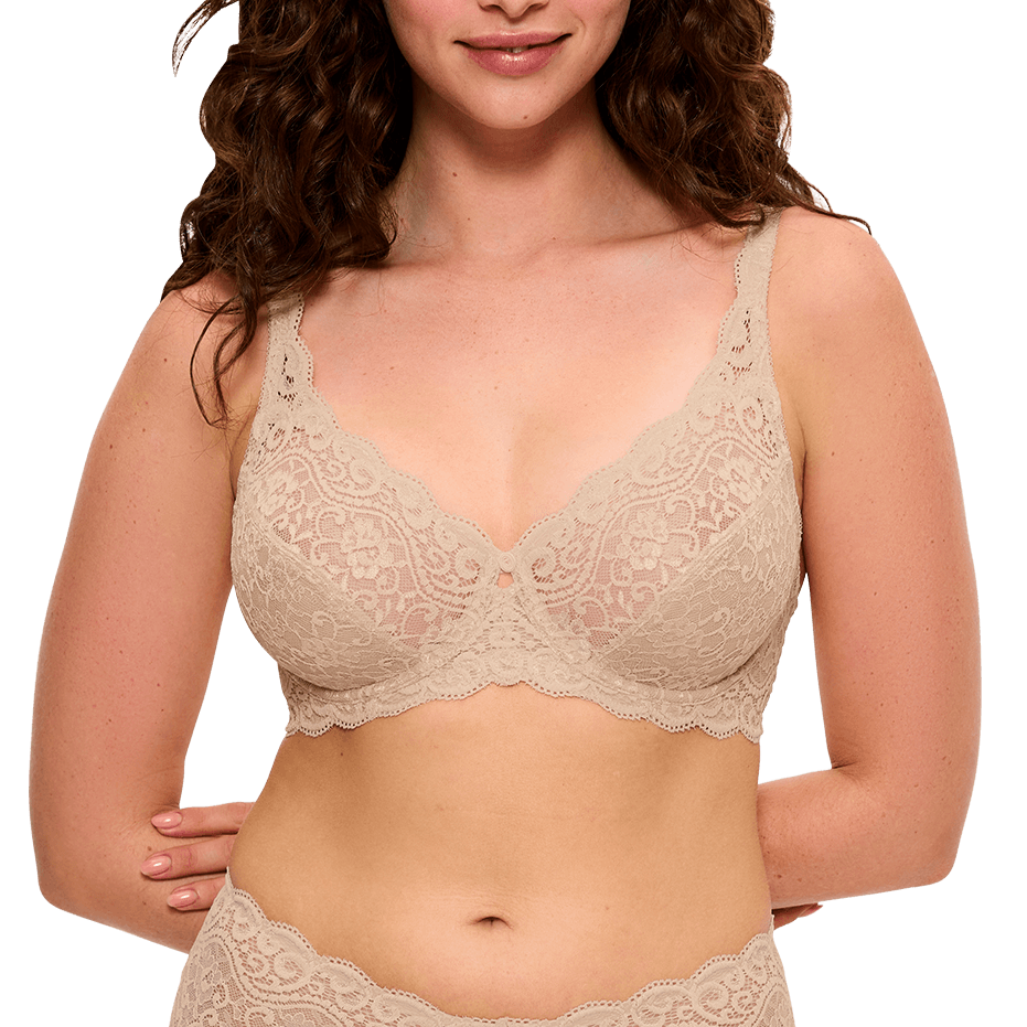 Triumph Amourette W BH med bøjle, beige - 10209574 - 0026 - Skin