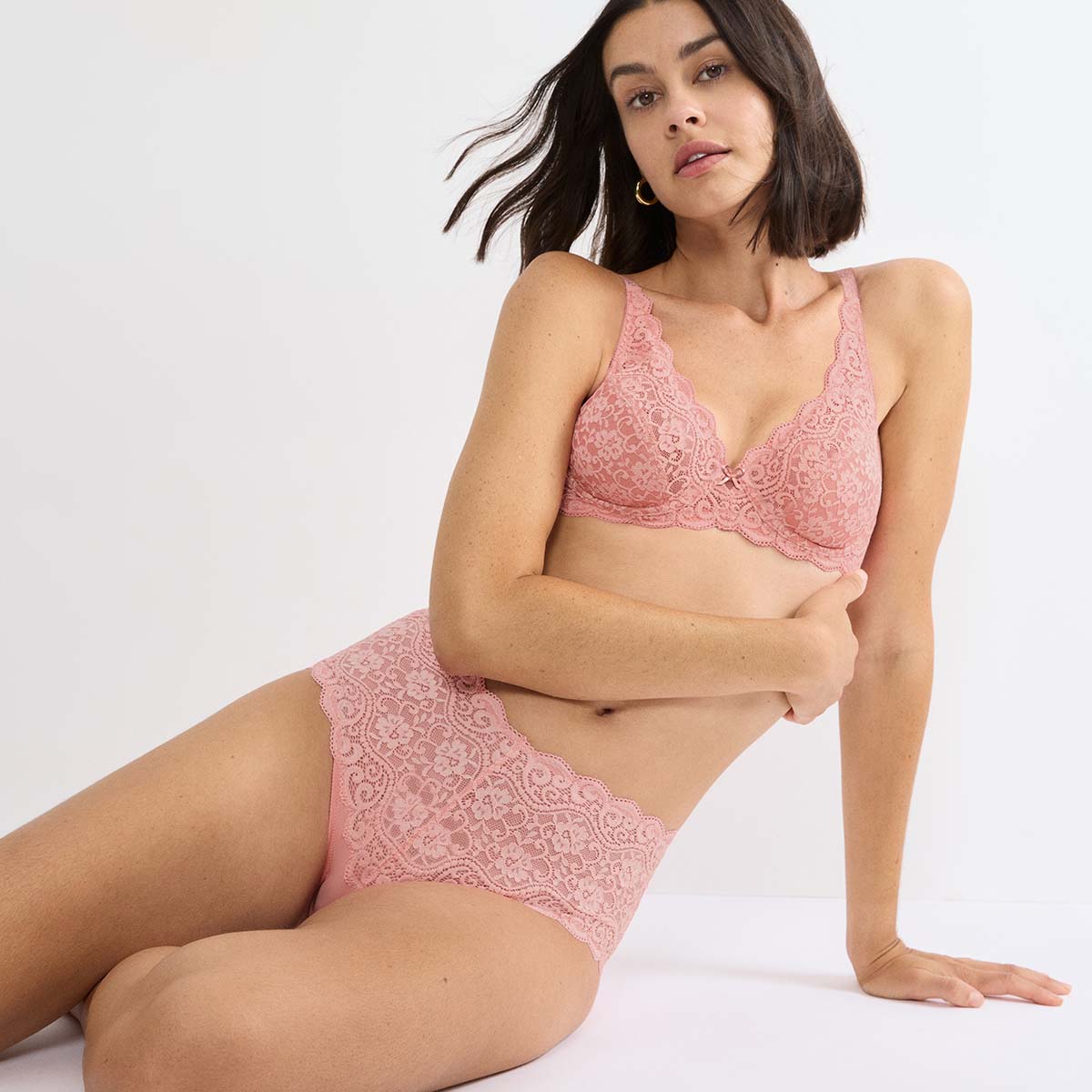 Triumph Amourette W BH med bøjle, pink - 10209574 - 00BE - Cherry Rose