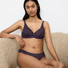 Triumph Amourette W BH med bøjle, lilla - 10209574 - 00YQ - Brandy