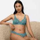 Triumph Amourette W BH med bøjle, turkis - 10209574 - 1597 - Quiet Turquoise