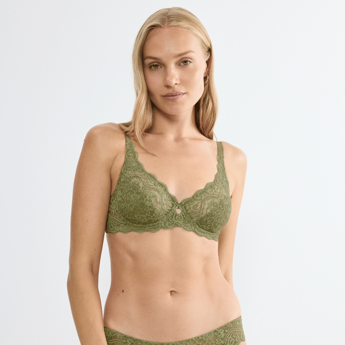 Triumph Amourette W BH med bøjle, grøn - 10209574 - 7855 - Olive Gold