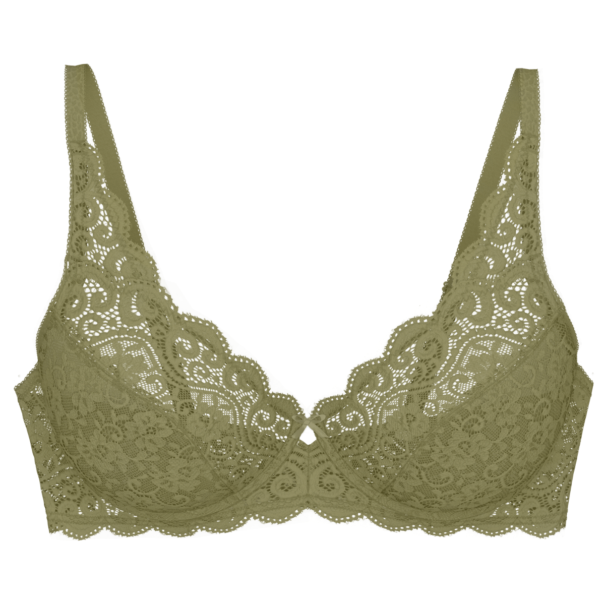 Triumph Amourette W BH med bøjle, grøn - 10209574 - 7855 - Olive Gold
