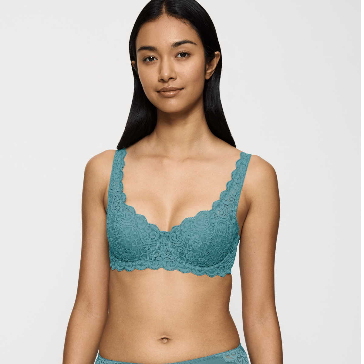 Triumph Amourette WHP BH med bøjle, turkis - 10209584 - 1597 - Quiet Turquoise