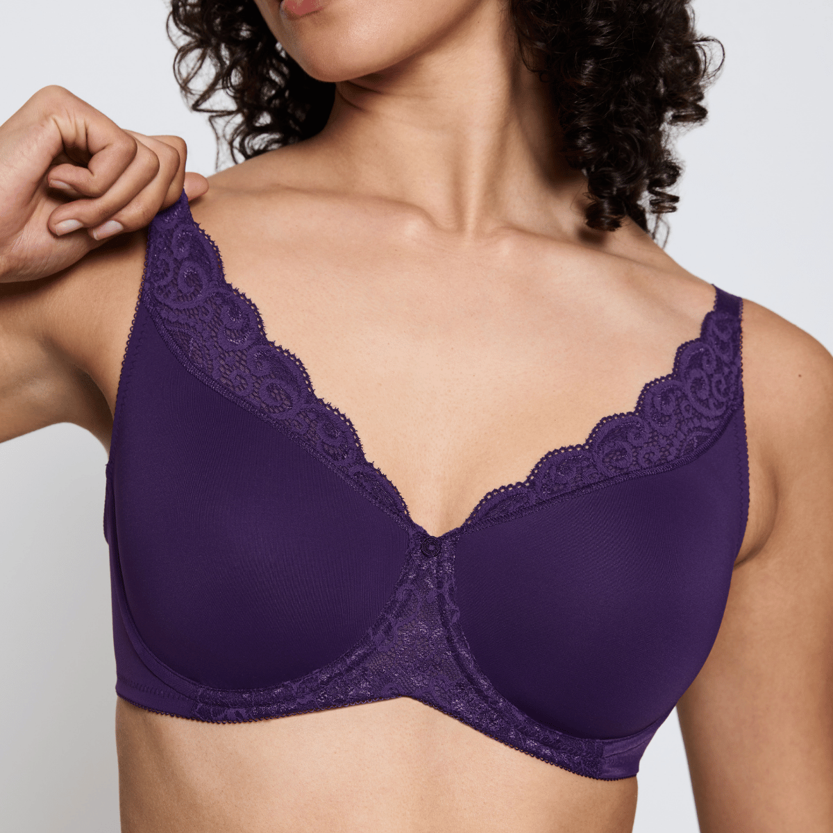 Triumph Amourette W01 BH med bøjle, lilla - 10210670 - 00EH - Royal Purple