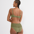 Triumph Amourette W01 BH med bøjle, grøn - 10210670 - 7855 - Olive Gold