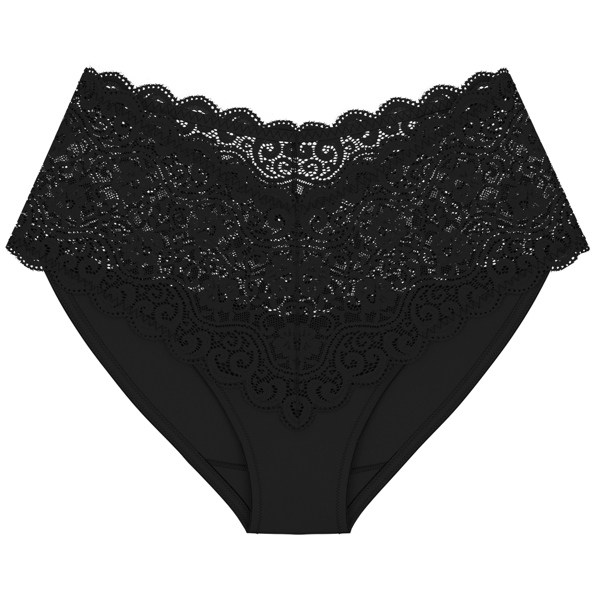 Triumph Amourette maxi trusse, sort - 10210675 - 0004 - Black