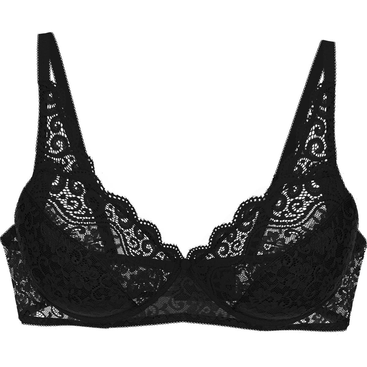 Triumph Amourette N BH uden bøjle, sort - 10210704 - 0004 - Black