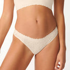 Sloggi Zero Feel Lace 2.0 brazilian trusse, natural - 10211268 - 6308 - Angora