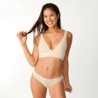 Sloggi Zero Feel Lace 2.0 brazilian trusse, natural - 10211268 - 6308 - Angora