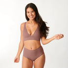 Sloggi Zero Feel Lace 2.0 maxi trusse, rosa - 10211284 - 1141 - Cacao