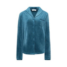 Triumph Mix & Match Velour Boyfriend natskjorte, blå - 10213389 - 1692 - Smoky Blue