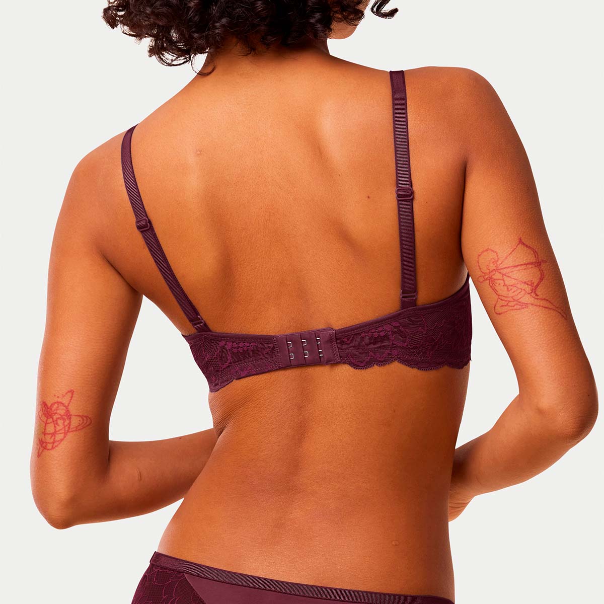 Triumph Amourette Charm T W02 BH med bøjle, bordeaux - 10214458 - 00EG - Burgundy