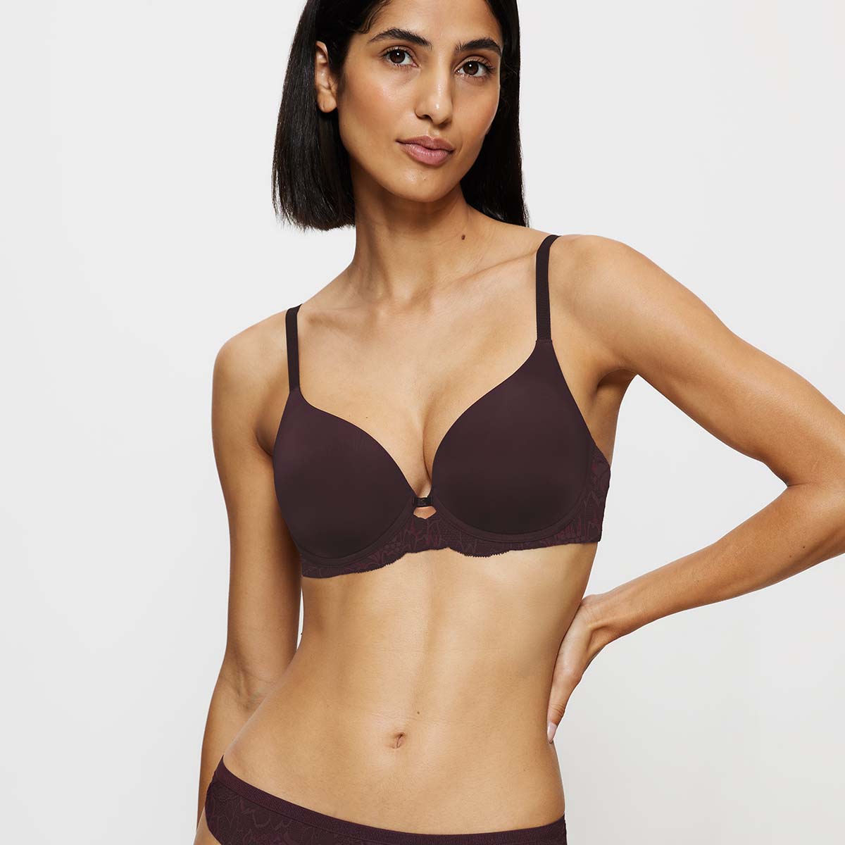 Triumph Amourette Charm T WHP01 BH med bøjle, bordeaux - 10214459 - 00EG - Burgundy