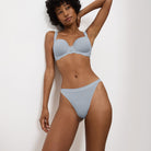 Triumph Smart Natural Brazilian g-streng, lyseblå - 10214484 - 00MQ - Eggshell Blue