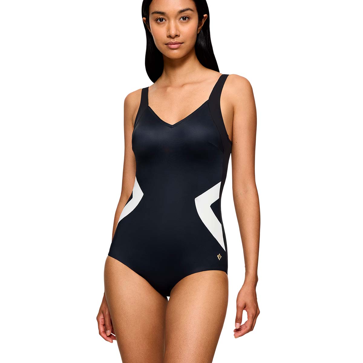 Triumph Summer Allure badedragt uden bøjle, sort - 10214522 - M016 - White - Dark Combination