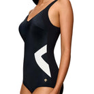 Triumph Summer Allure badedragt uden bøjle, sort - 10214522 - M016 - White - Dark Combination