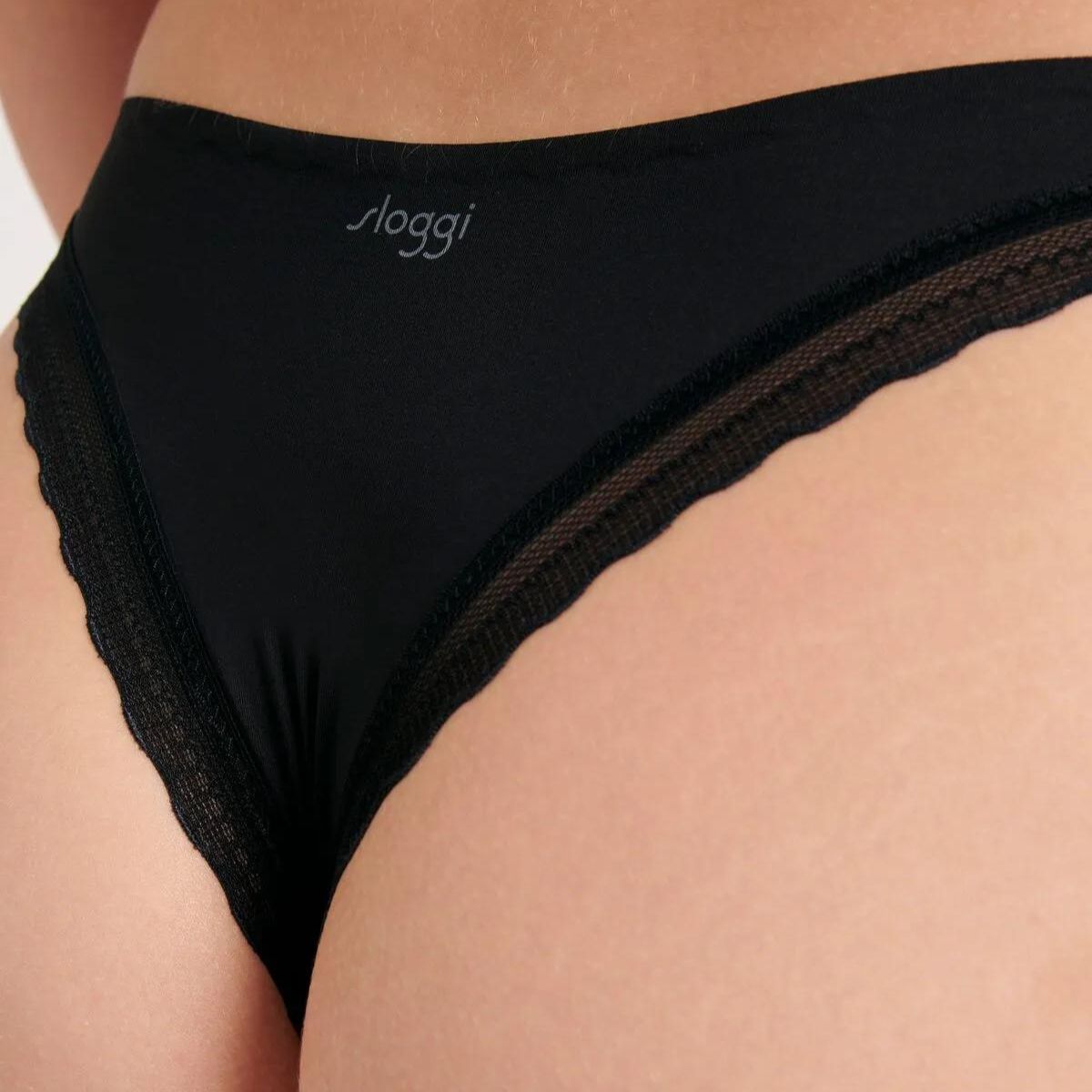 Sloggi Body Adapt Twist brazilian trusse, sort - 10214615 - 0004 - Black