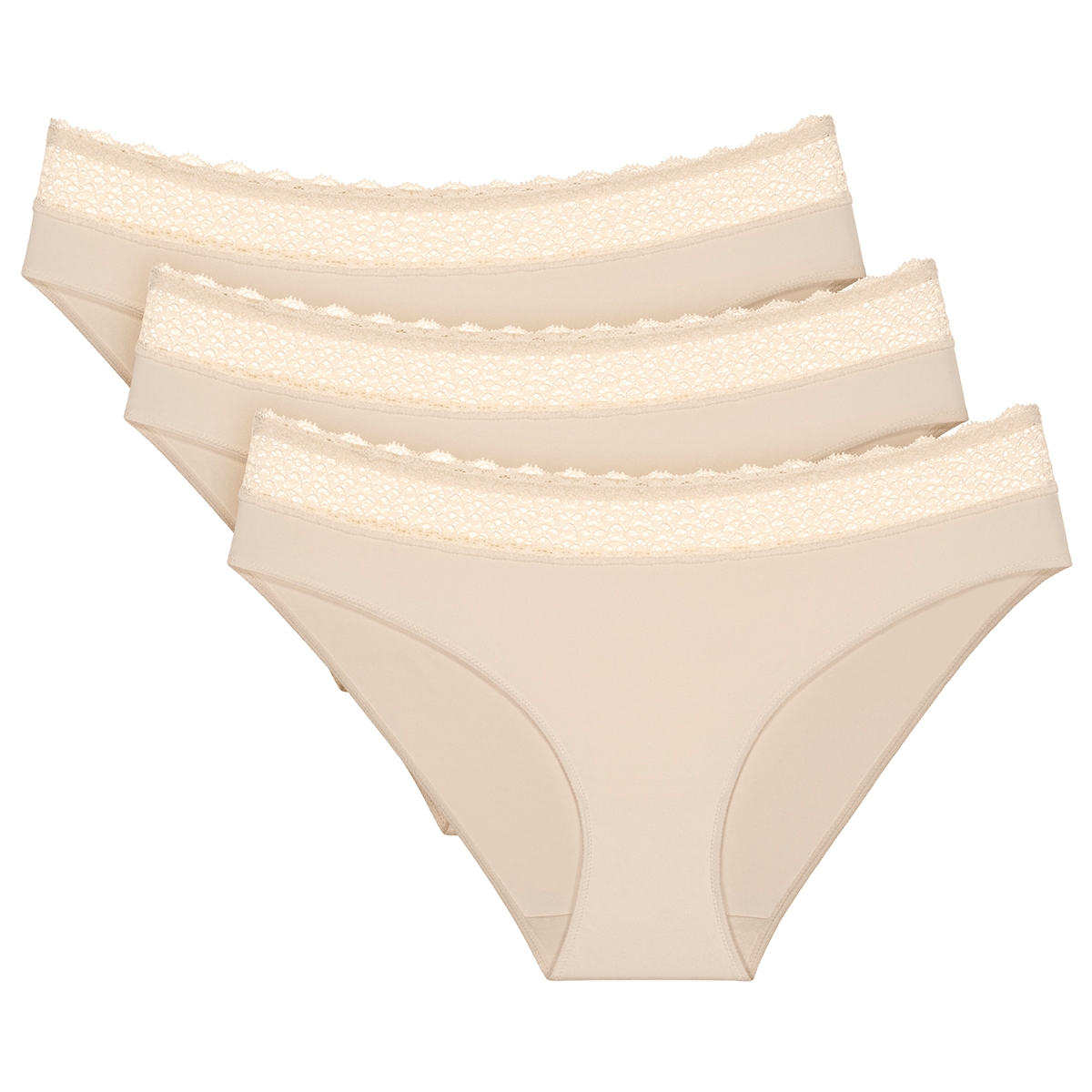 Triumph Feel Of Modal 3-Pack tai trusse, creme - 10214907 - 6720 - Creamy Dream