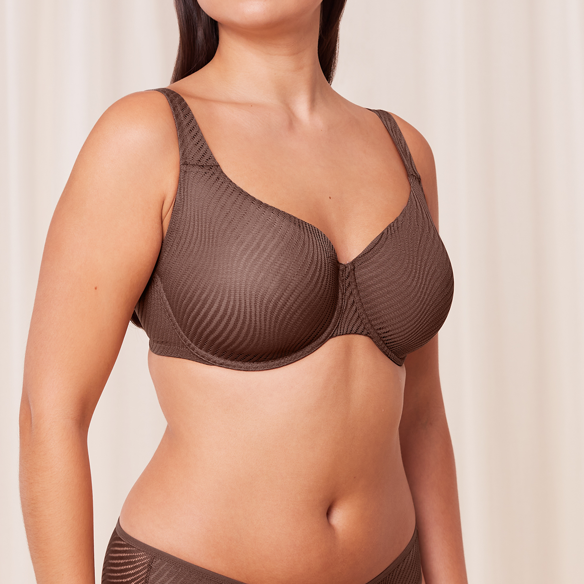 Triumph Harmony Spotlight W01 BH med bøjle, brun - 10215944 - 1987 - Cocoa Sugar