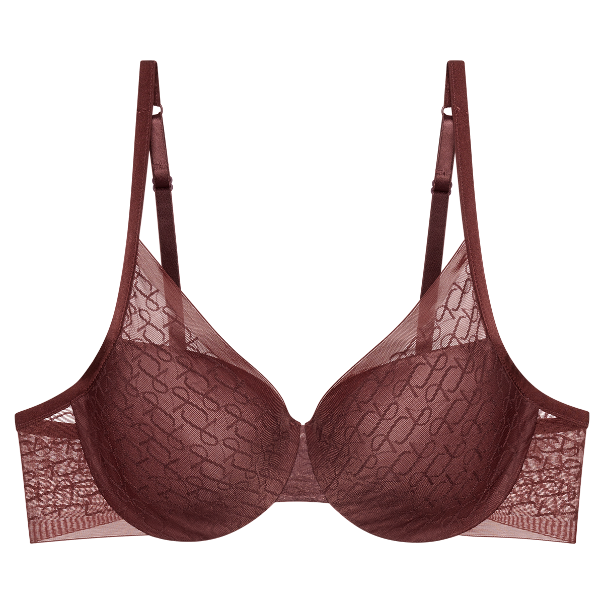 Triumph Signature Sheer WHP BH med bøjle, brun - 10215948 - 7572 - Decadent Chocolate