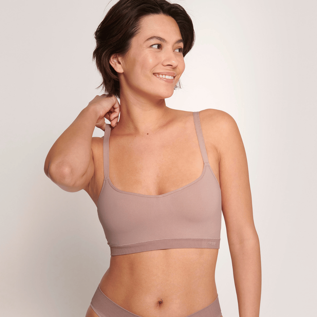 Sloggi Ever Infused Aloe P BH top, nude - 10216235 - 6116 - Foggy Mauve