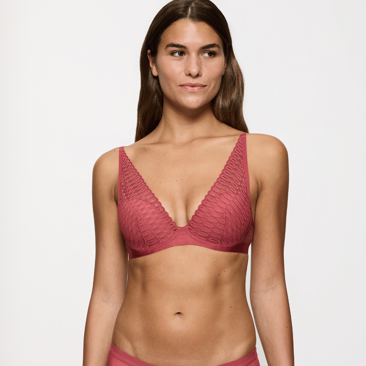 Triumph Aura Spotlight WP BH med bøjle, rød - 10216460 - 7831 - Strawberry Allure