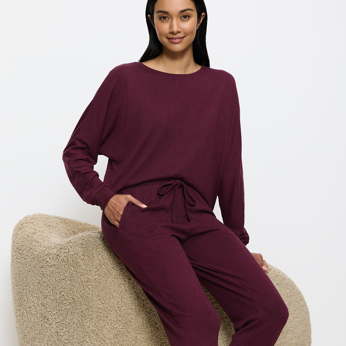 Triumph Cozy Comfort Cozy bukser, bordeaux - 10216531 - 00EG - Burgundy