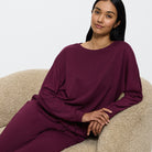 Triumph Cozy Comfort striktrøje, bordeaux - 10216538 - 00EG - Burgundy