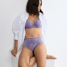 Triumph Amourette Charm maxi trusse, lilla - 10216997 - 3595 - Lilac