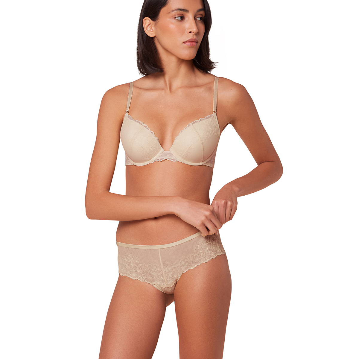 Triumph Bright Spotlight WHU push-up BH, creme - 10217444 - 6720 - Creamy Dream