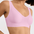 Sloggi Zero Feel 2.0 bralette BH, lyserød - 10217728 - 1588 - Floral Pink