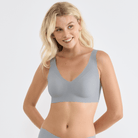 Sloggi Zero Feel 2.0 bralette BH, grå - 10217728 - 3602 - Chrome