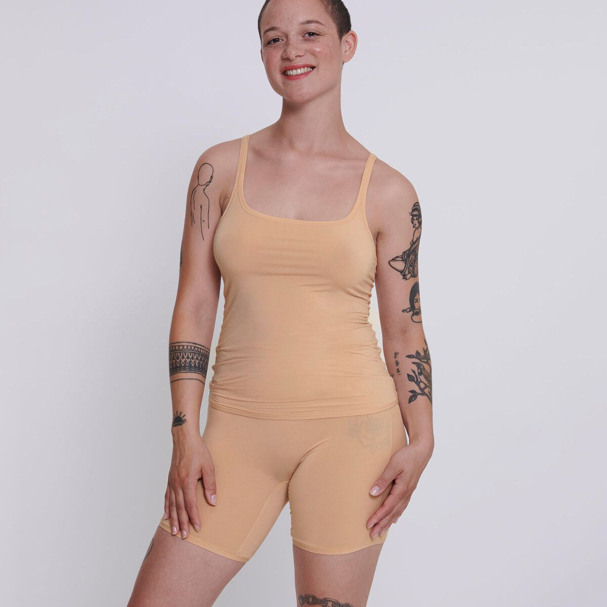 Sloggi Go Allround shorts, nude - 10217754 - 1195 - Peanut Butter